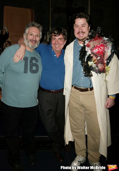 Harvey Fierstein and Gary Beach with Gypsy Winner Merwin Foard
Attending the Opening  Photo