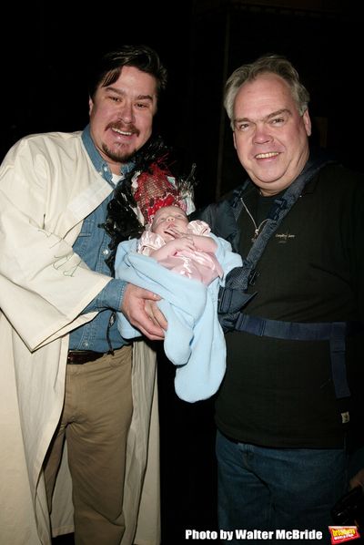 Merwin Foard ( Gypsy winner La Cage Aux Folles ) 
with cast member Michael Mulheren w Photo