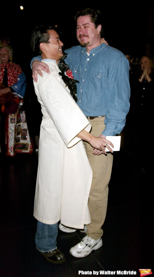 Darren Lee ( Gypsy winner for PACIFIC OVERTURES ) with Merwin Foard ( Gypsy winner fo Photo