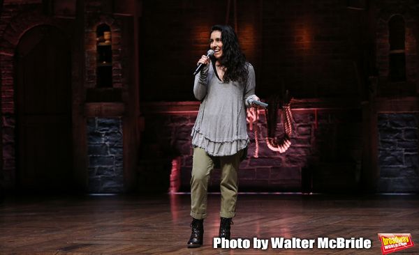 Gabriella Sorrentino during the Q & A before The Rockefeller Foundation and The Gilde Photo