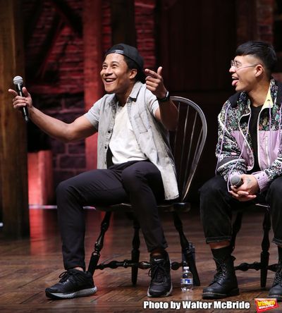 Daniel Yearwood and Preston Mui during the Q & A before The Rockefeller Foundation an Photo