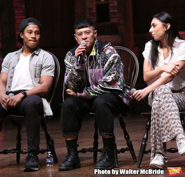 Daniel Yearwood, Preston Mui and Lauren Boyd during the Q & A before The Rockefeller  Photo