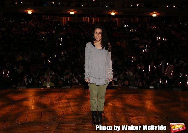 Gabriella Sorrentino during the Q & A before The Rockefeller Foundation and The Gilde Photo