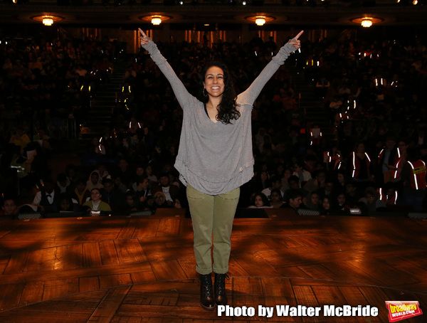 Gabriella Sorrentino during the Q & A before The Rockefeller Foundation and The Gilde Photo