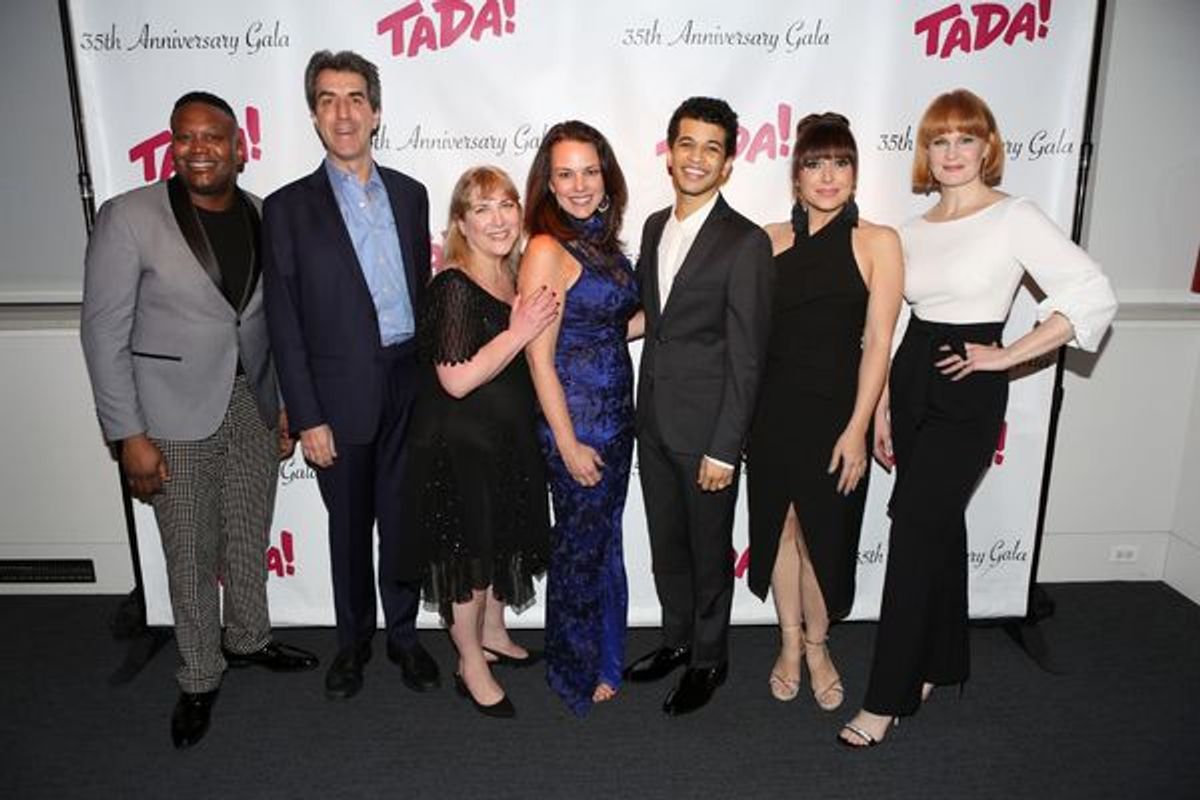 Tituss Burgess; Jason Robert Brown; Janine Nina Trevens; Georgia Stitt; Jordan Fisher; Jessica Vosk; Kate Baldwin at 