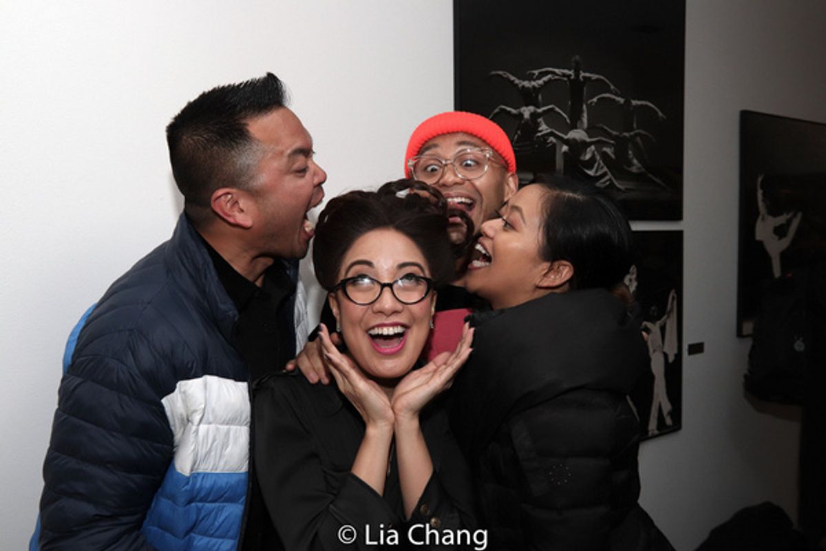 Jose Llana, Jaygee Macapugay, Jeigh Madjus, Renee Abulario at 