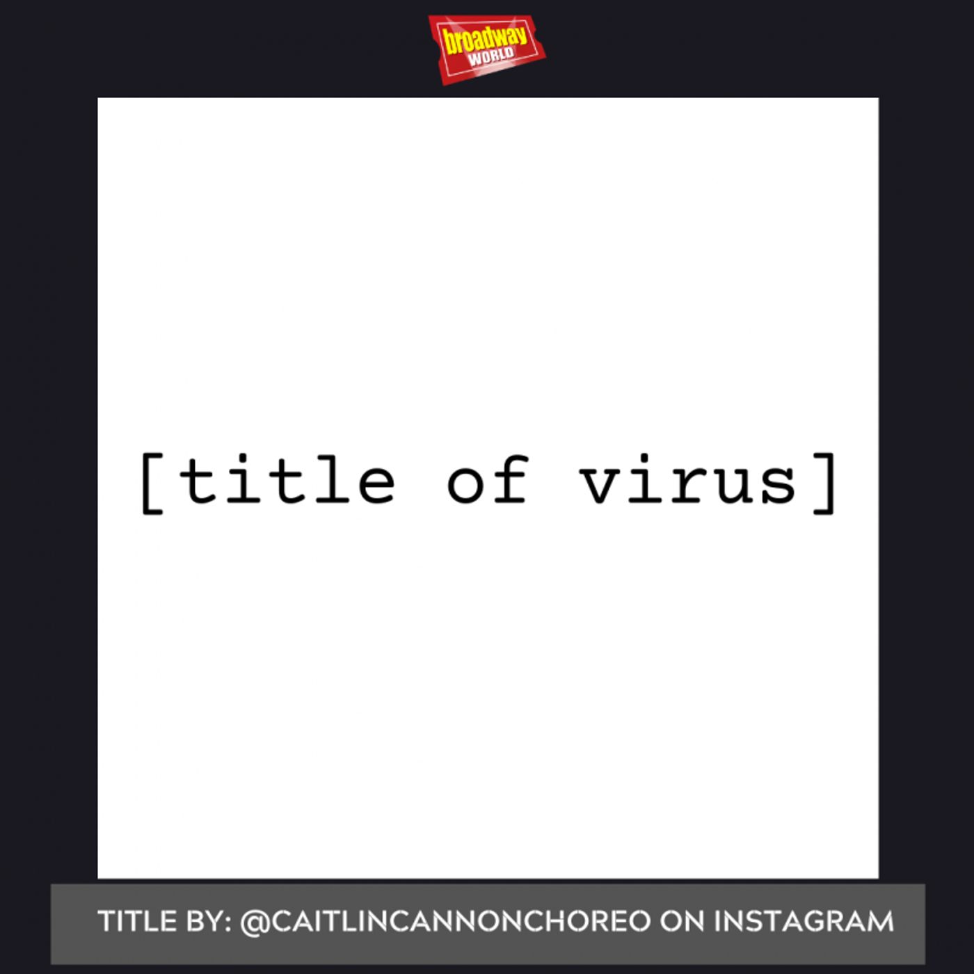 Our Favorite #SocialDistancingMusicals Comments Brought To Life, Plus Artwork From Our Readers! Our Favorite #SocialDistancingMusicals Comments Brought To Life, Plus Artwork From Our Readers! Image