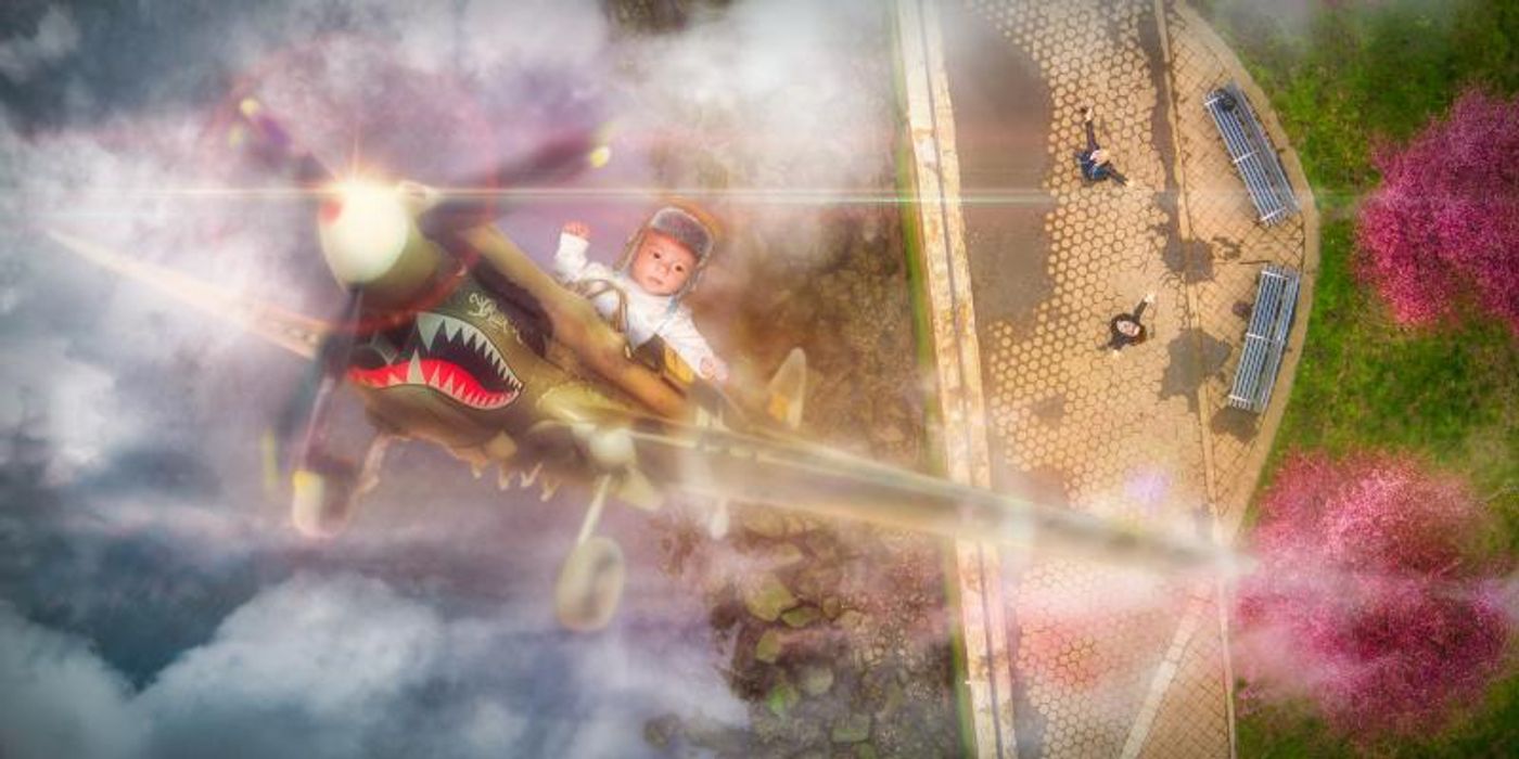 Photo Flash: ALADDIN Cast Member Gets Creative with Fantasy Photos of His Son!  Image