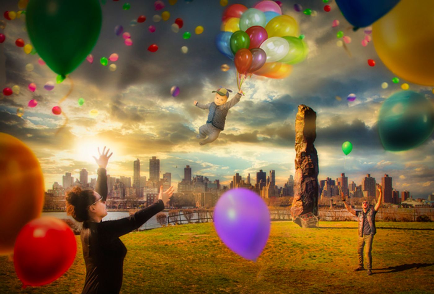 Photo Flash: ALADDIN Cast Member Gets Creative with Fantasy Photos of His Son!  Image