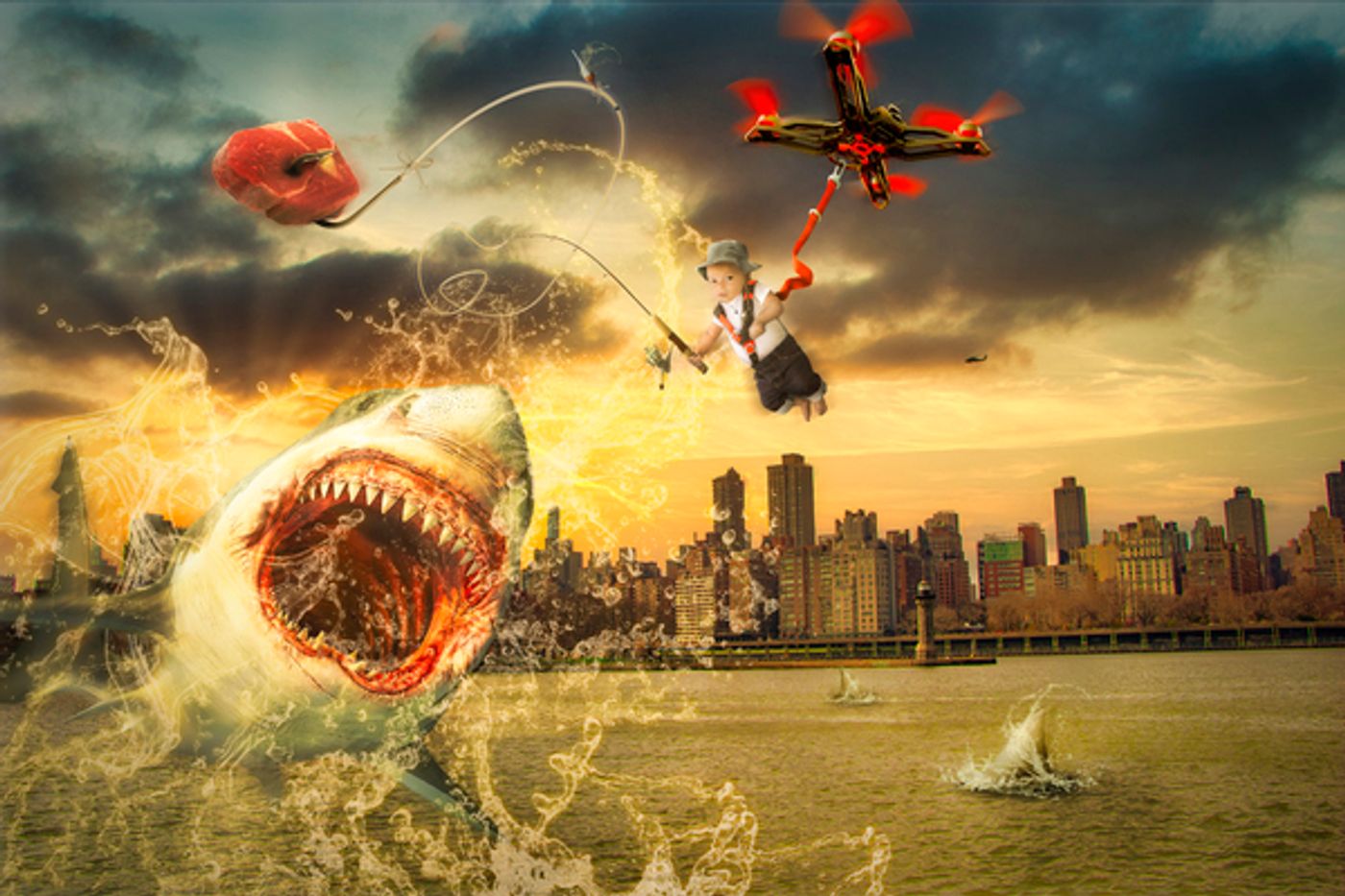 Photo Flash: ALADDIN Cast Member Gets Creative with Fantasy Photos of His Son!  Image