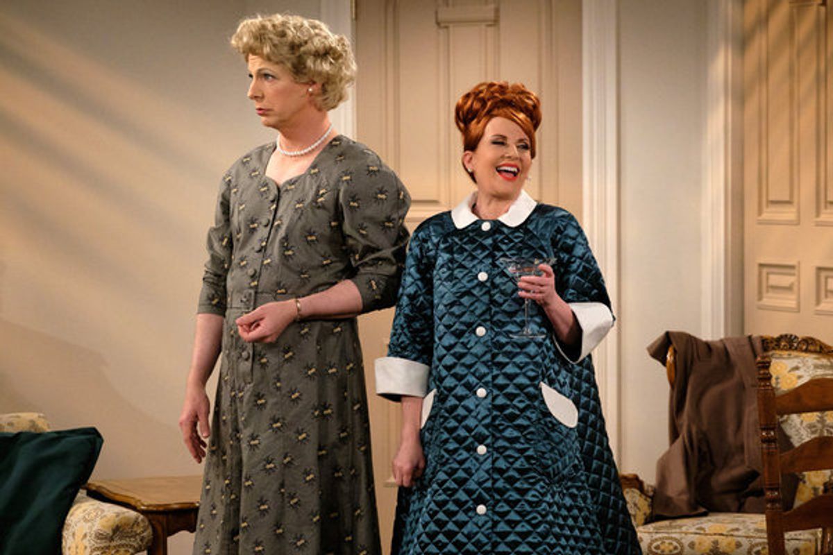 Sean Hayes, Megan Mullally at 