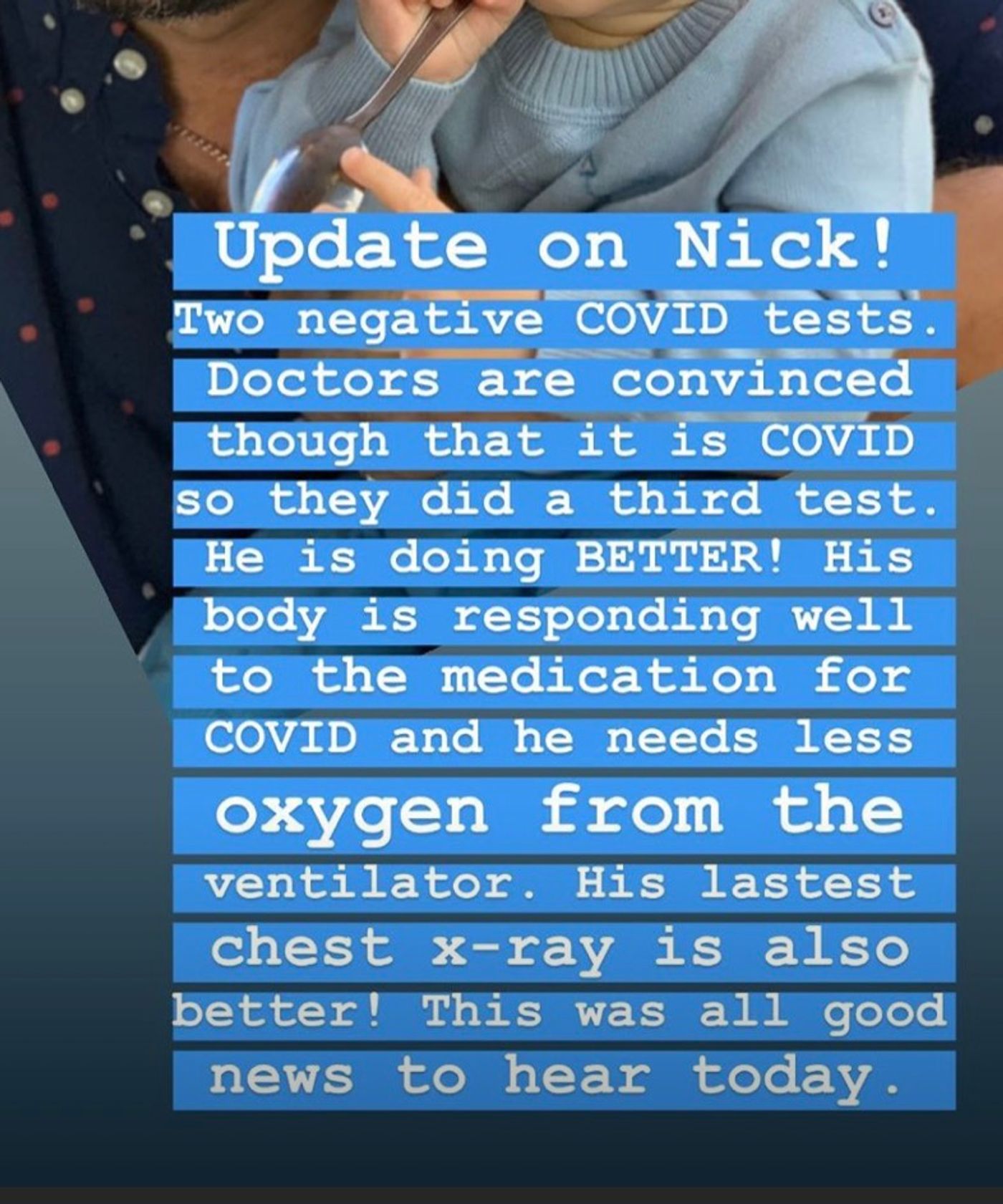 Tony-Nominee Nick Cordero's Condition Improving with Treatment Tony-Nominee Nick Cordero's Condition Improving with Treatment Image