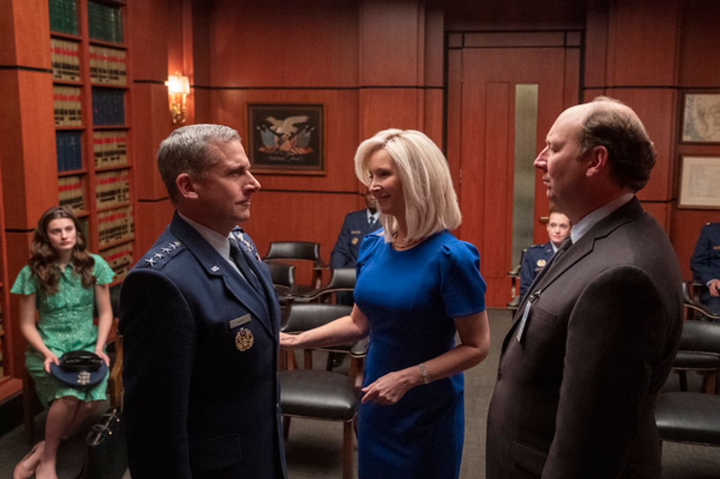 Photo Flash: See Steve Carell, Lisa Kudrow, & More in a First Look at SPACE FORCE Photo Flash: See Steve Carell, Lisa Kudrow, & More in a First Look at SPACE FORCE Image