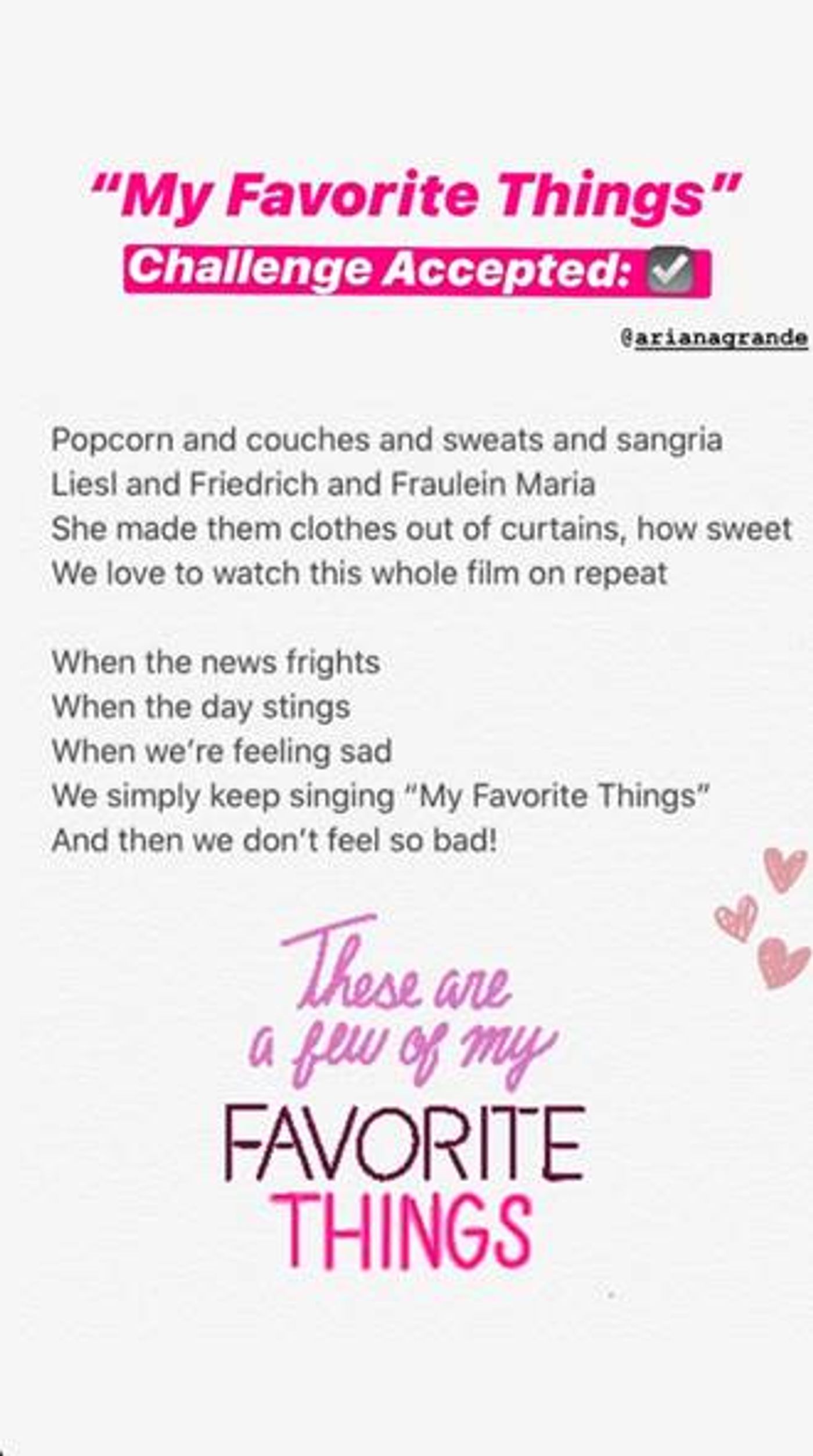 Ariana Grande Launches #QuarantineThings Parody Challenge Ariana Grande Launches #QuarantineThings Parody Challenge Image