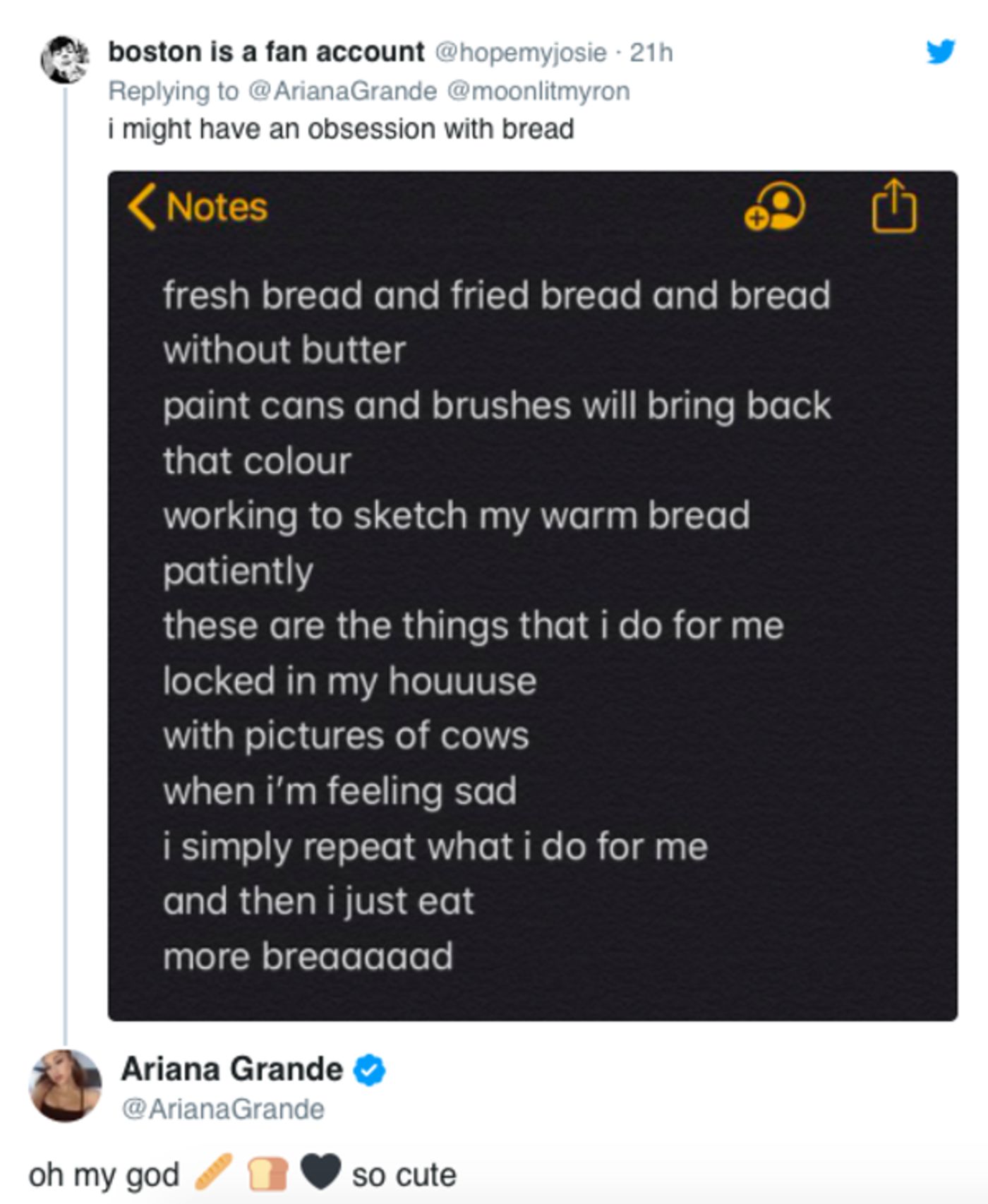 Ariana Grande Launches #QuarantineThings Parody Challenge Ariana Grande Launches #QuarantineThings Parody Challenge Image