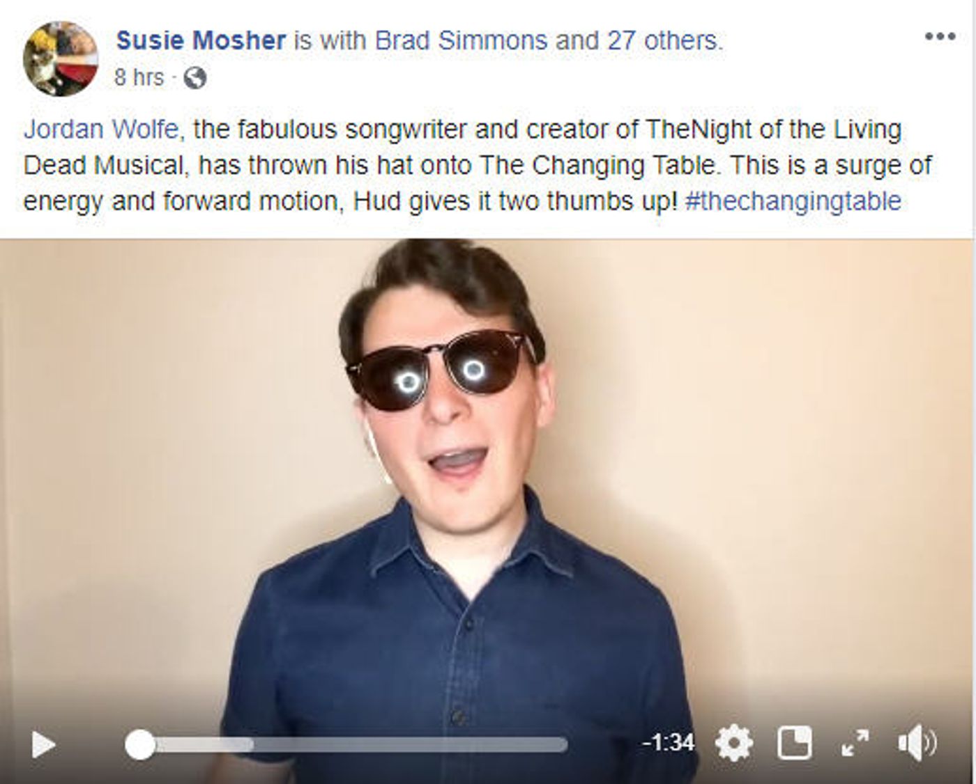 Feature: Hudson Mosher Royaltey Gives Birth To Online Musical Movement With THE CHANGING TABLE Feature: Hudson Mosher Royaltey Gives Birth To Online Musical Movement With THE CHANGING TABLE Image