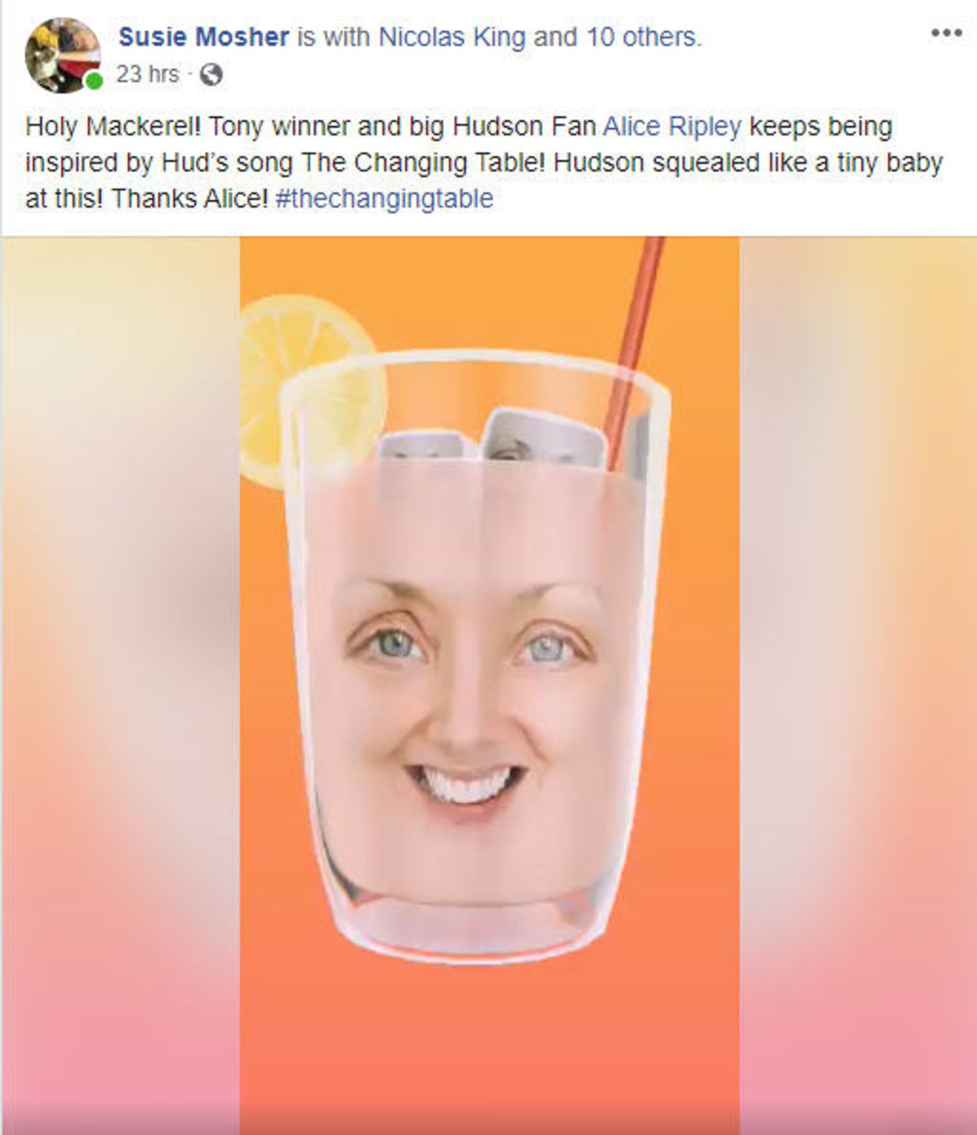 Feature: Hudson Mosher Royaltey Gives Birth To Online Musical Movement With THE CHANGING TABLE Feature: Hudson Mosher Royaltey Gives Birth To Online Musical Movement With THE CHANGING TABLE Image