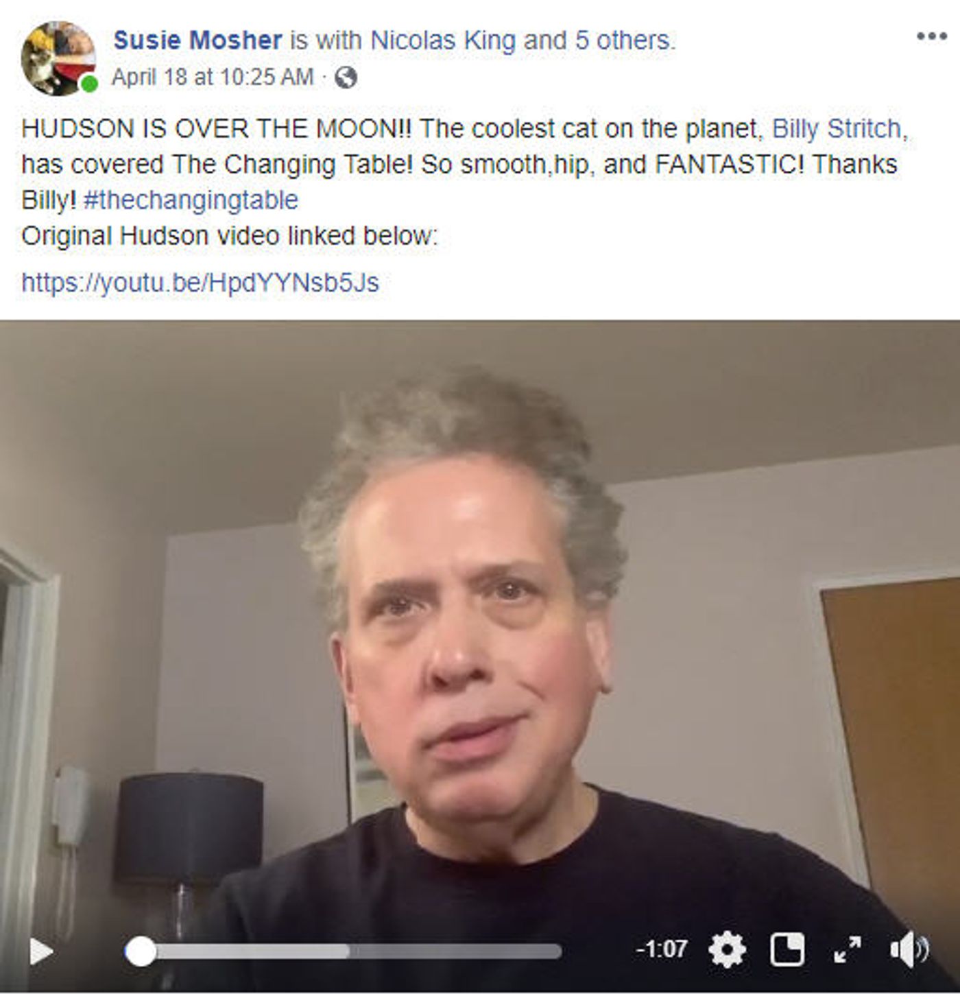 Feature: Hudson Mosher Royaltey Gives Birth To Online Musical Movement With THE CHANGING TABLE Feature: Hudson Mosher Royaltey Gives Birth To Online Musical Movement With THE CHANGING TABLE Image