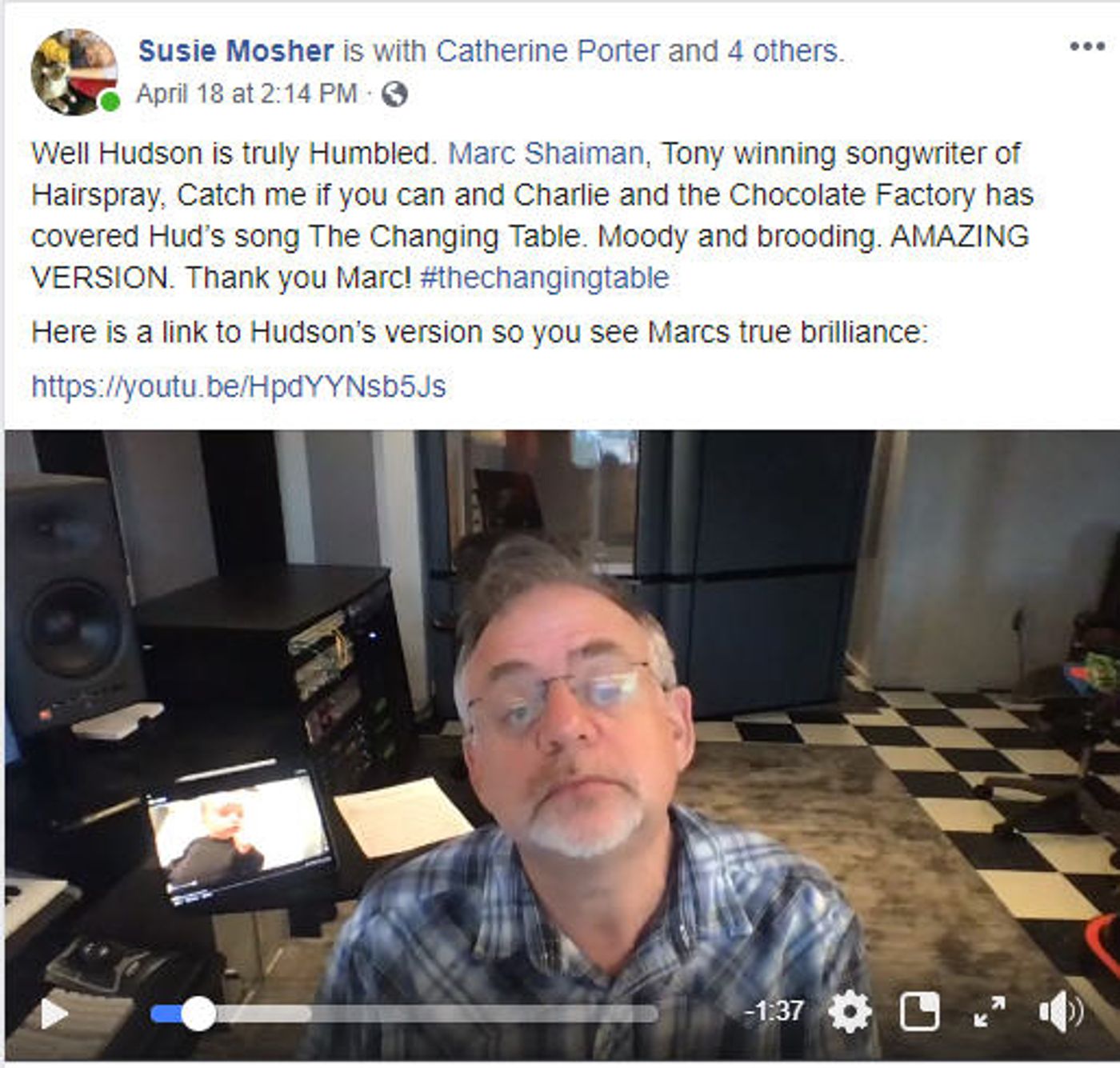 Feature: Hudson Mosher Royaltey Gives Birth To Online Musical Movement With THE CHANGING TABLE Feature: Hudson Mosher Royaltey Gives Birth To Online Musical Movement With THE CHANGING TABLE Image