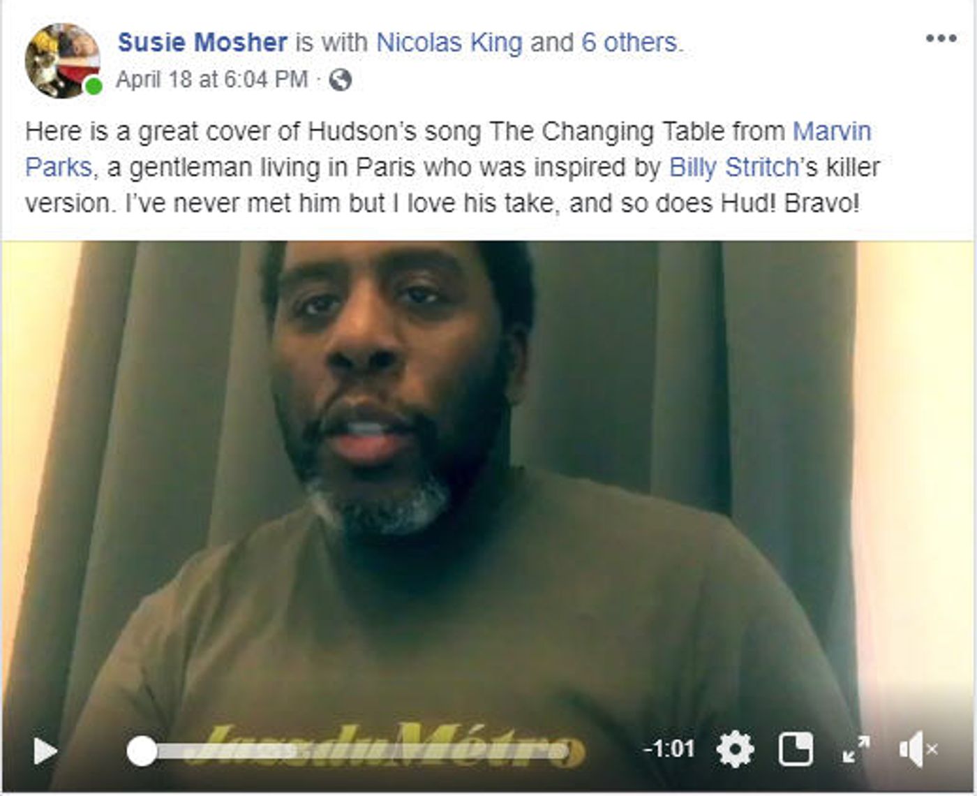 Feature: Hudson Mosher Royaltey Gives Birth To Online Musical Movement With THE CHANGING TABLE Feature: Hudson Mosher Royaltey Gives Birth To Online Musical Movement With THE CHANGING TABLE Image