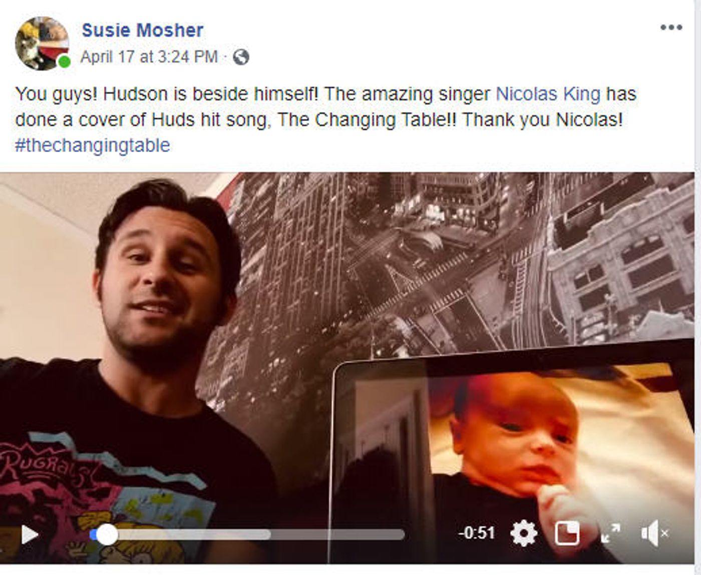 Feature: Hudson Mosher Royaltey Gives Birth To Online Musical Movement With THE CHANGING TABLE Feature: Hudson Mosher Royaltey Gives Birth To Online Musical Movement With THE CHANGING TABLE Image