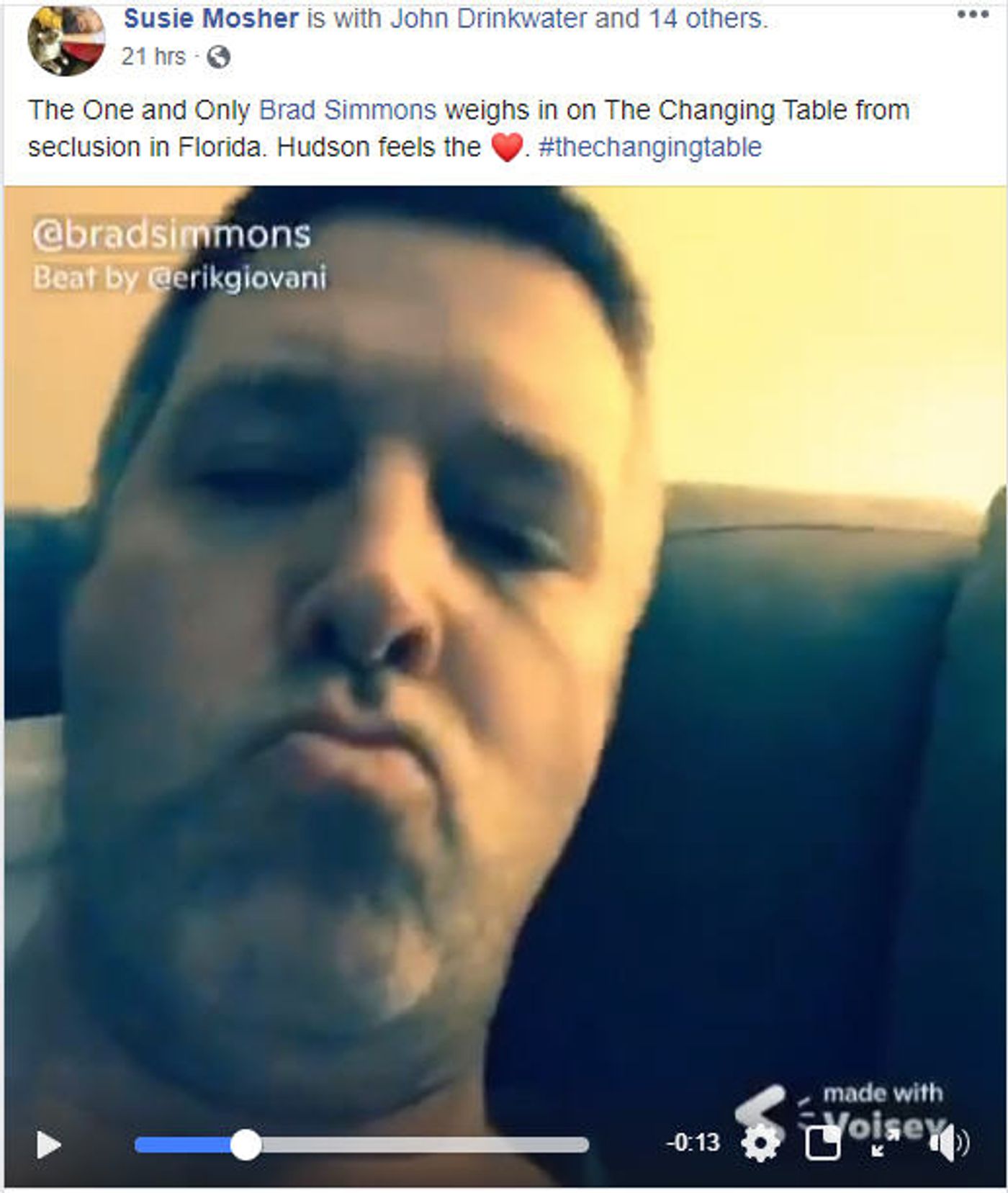 Feature: Hudson Mosher Royaltey Gives Birth To Online Musical Movement With THE CHANGING TABLE Feature: Hudson Mosher Royaltey Gives Birth To Online Musical Movement With THE CHANGING TABLE Image