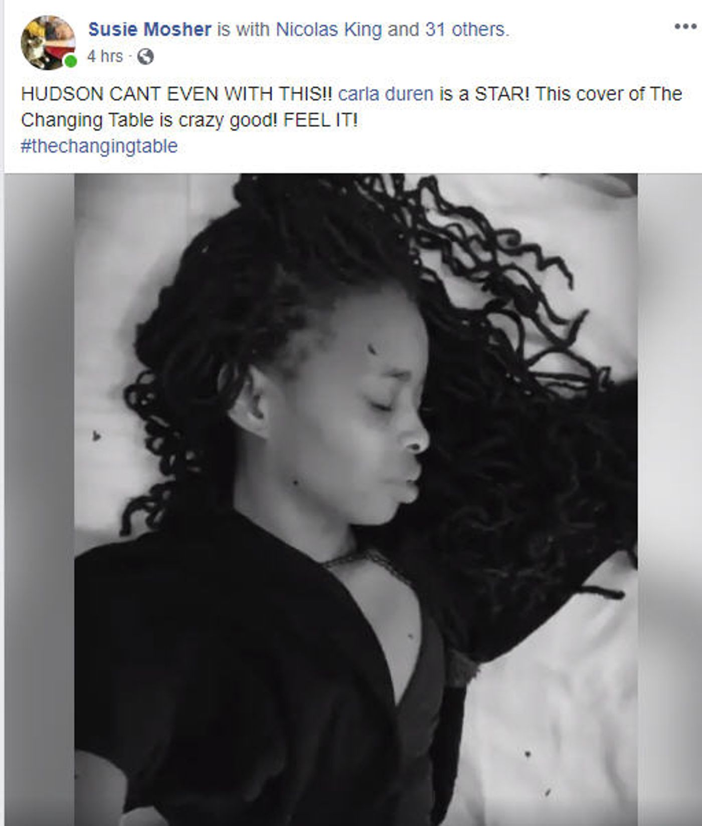 Feature: Hudson Mosher Royaltey Gives Birth To Online Musical Movement With THE CHANGING TABLE Feature: Hudson Mosher Royaltey Gives Birth To Online Musical Movement With THE CHANGING TABLE Image