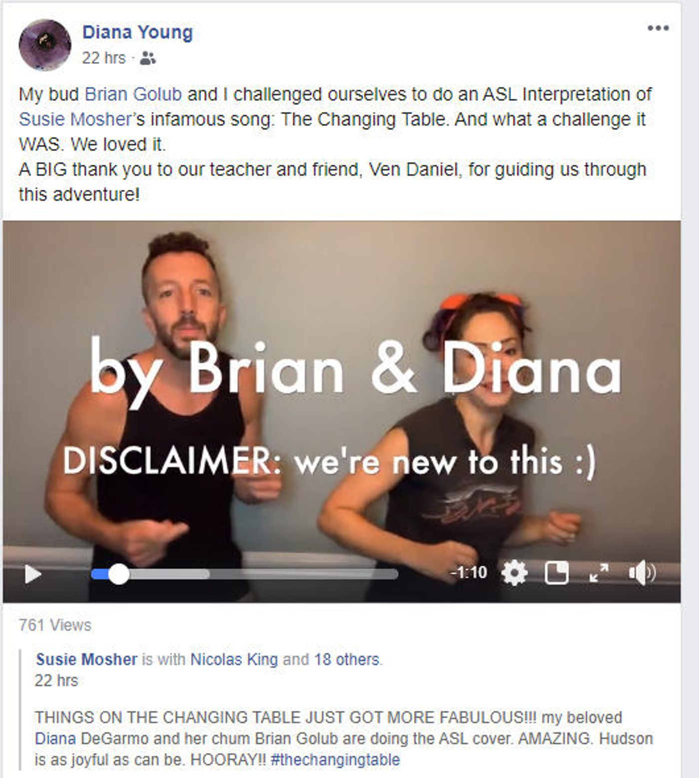 Feature: Hudson Mosher Royaltey Gives Birth To Online Musical Movement With THE CHANGING TABLE Feature: Hudson Mosher Royaltey Gives Birth To Online Musical Movement With THE CHANGING TABLE Image