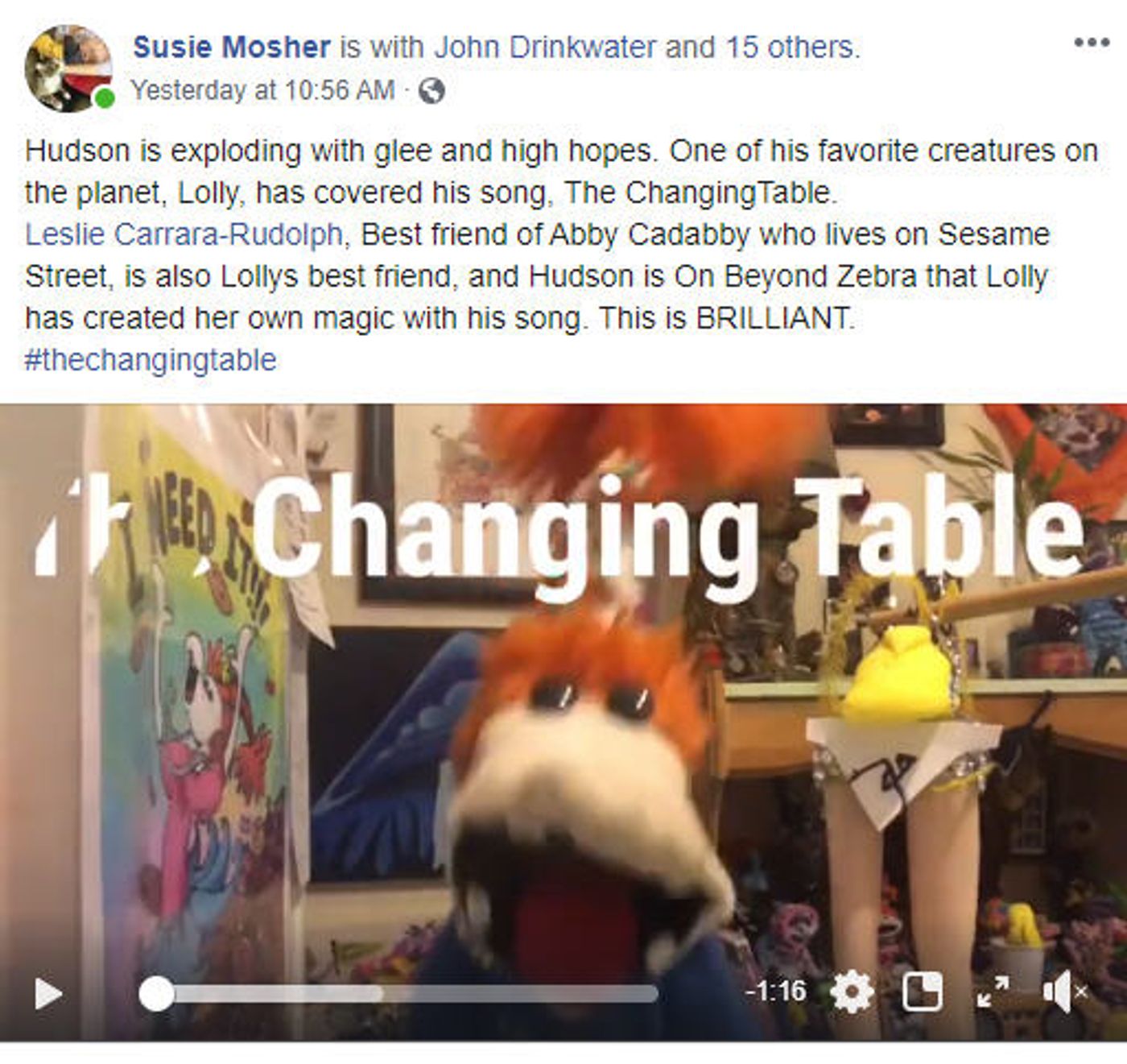 Feature: Hudson Mosher Royaltey Gives Birth To Online Musical Movement With THE CHANGING TABLE Feature: Hudson Mosher Royaltey Gives Birth To Online Musical Movement With THE CHANGING TABLE Image