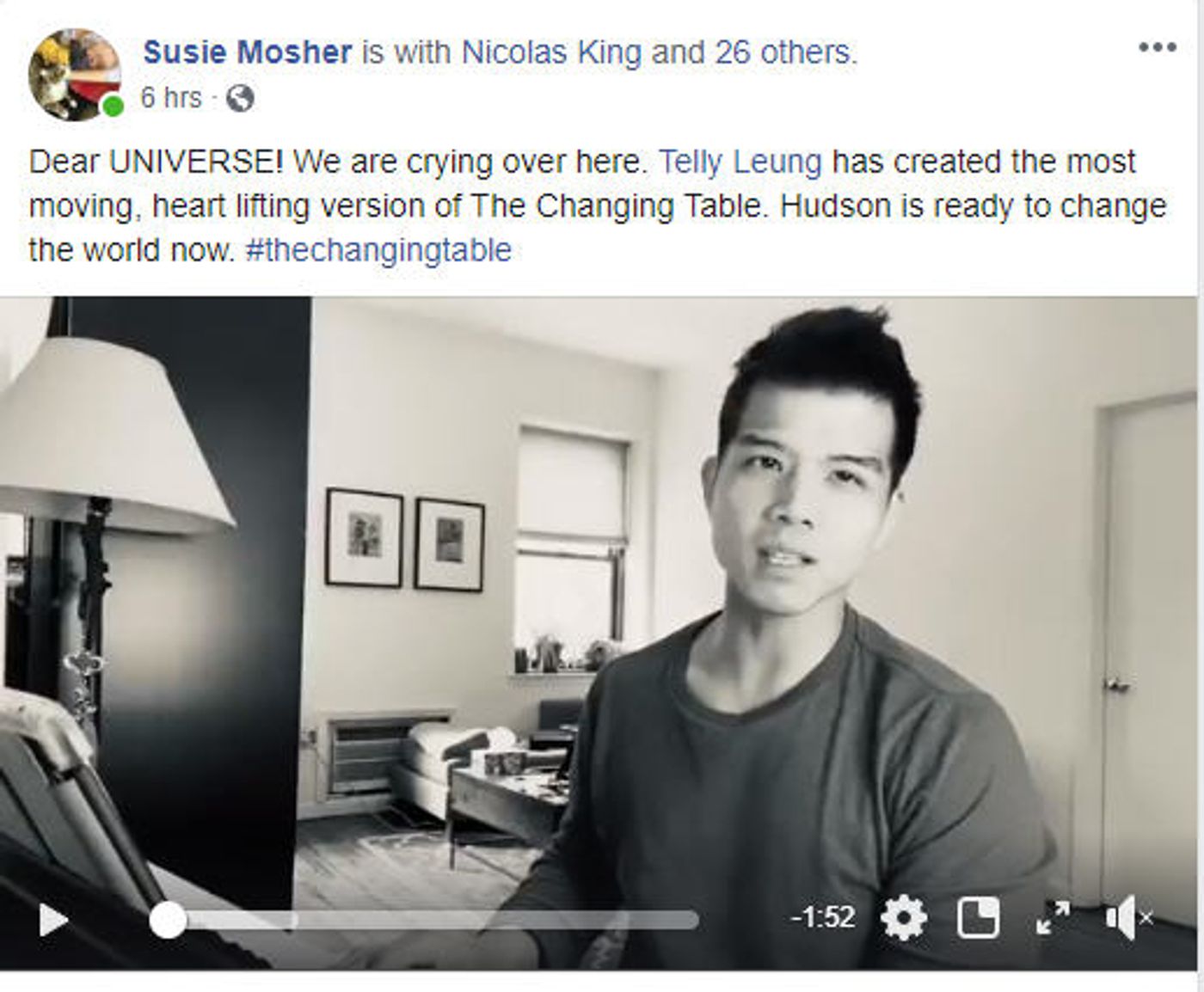 Feature: Hudson Mosher Royaltey Gives Birth To Online Musical Movement With THE CHANGING TABLE Feature: Hudson Mosher Royaltey Gives Birth To Online Musical Movement With THE CHANGING TABLE Image