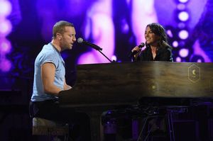 Chris Martin and Susanna Hoffs @ BroadwayWorld Chris Martin and Susanna Hoffs Photo