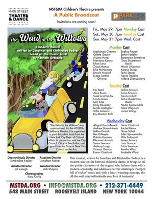 The Wind in the Willows has a talented and enthusiastic production staff, whose contributions enhance this production immensely: Kimbirdlee Fadner (Director/Music Director) and Jonathan Fadner (Associ @ BroadwayWorld The Wind in the Willows has a talented and enthusiastic production staff, whose contr Photo