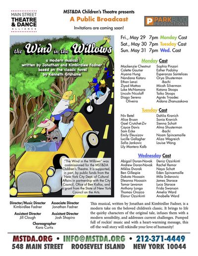 The Wind in the Willows has a talented and enthusiastic production staff, whose contr Photo