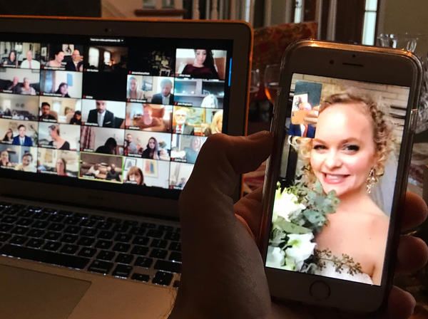 Photo Flash: WICKED Alum Amanda Jane Cooper Gets Married on Zoom — photo 2 of 3