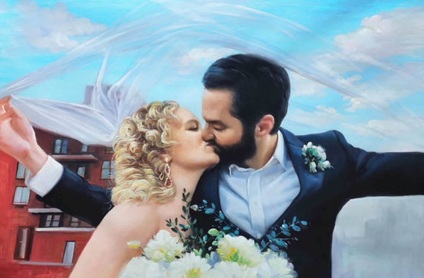 Photo Flash: WICKED Alum Amanda Jane Cooper Gets Married on Zoom  Image
