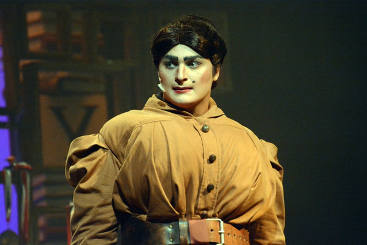 Best Leading Actor: Eric Jensen from Friendswood High School as “Miss Trunchbull” in Roald Dahl's Matilda The Musical
 at 