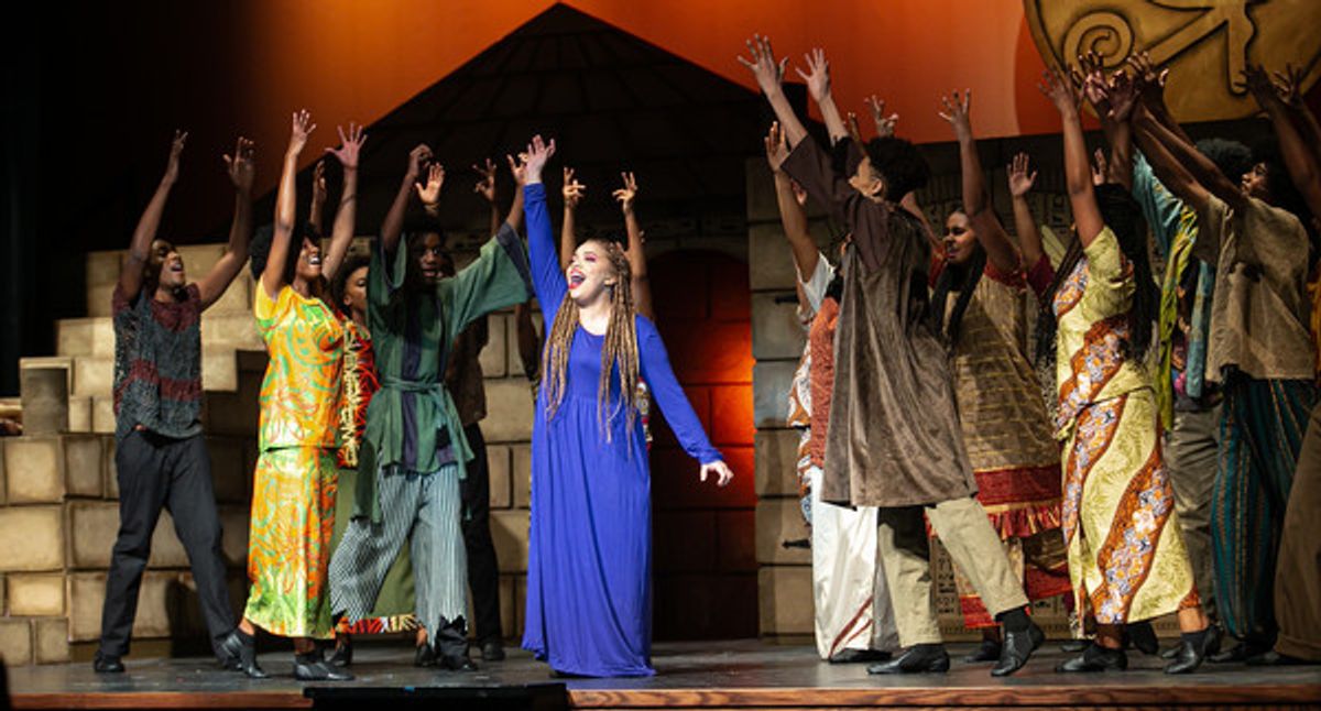 Best Scenic Design: Spring High School, Aida 
 at 