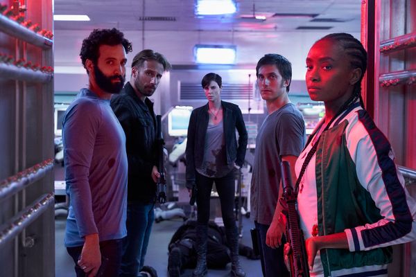 Marwan Kenzari,  Matthias Schoenaerts, Charlize Theron,  Luca Marinelli, Kiki Layne
 Photo