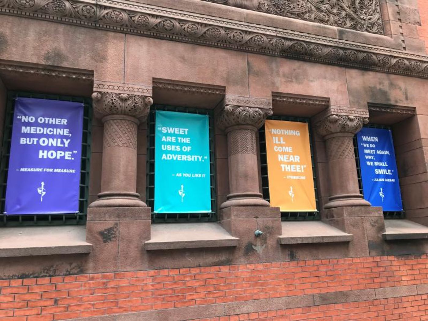Chesapeake Shakespeare Updates Facade With Inspiring Quotes to Connect With Neighbors During the Health Crisis  Image