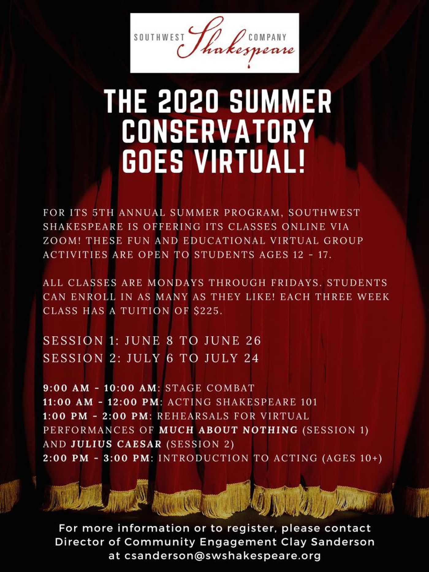 Interview: Mary Way and Stacey Walston of The Southwest Shakespeare Company  Image