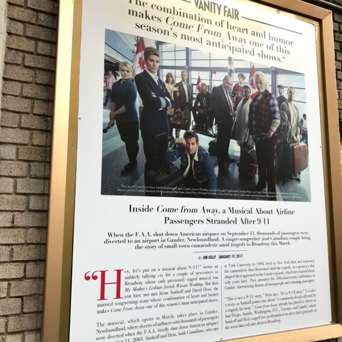 BWW Blog: Why “Come From Away” Is Important to Me  Image