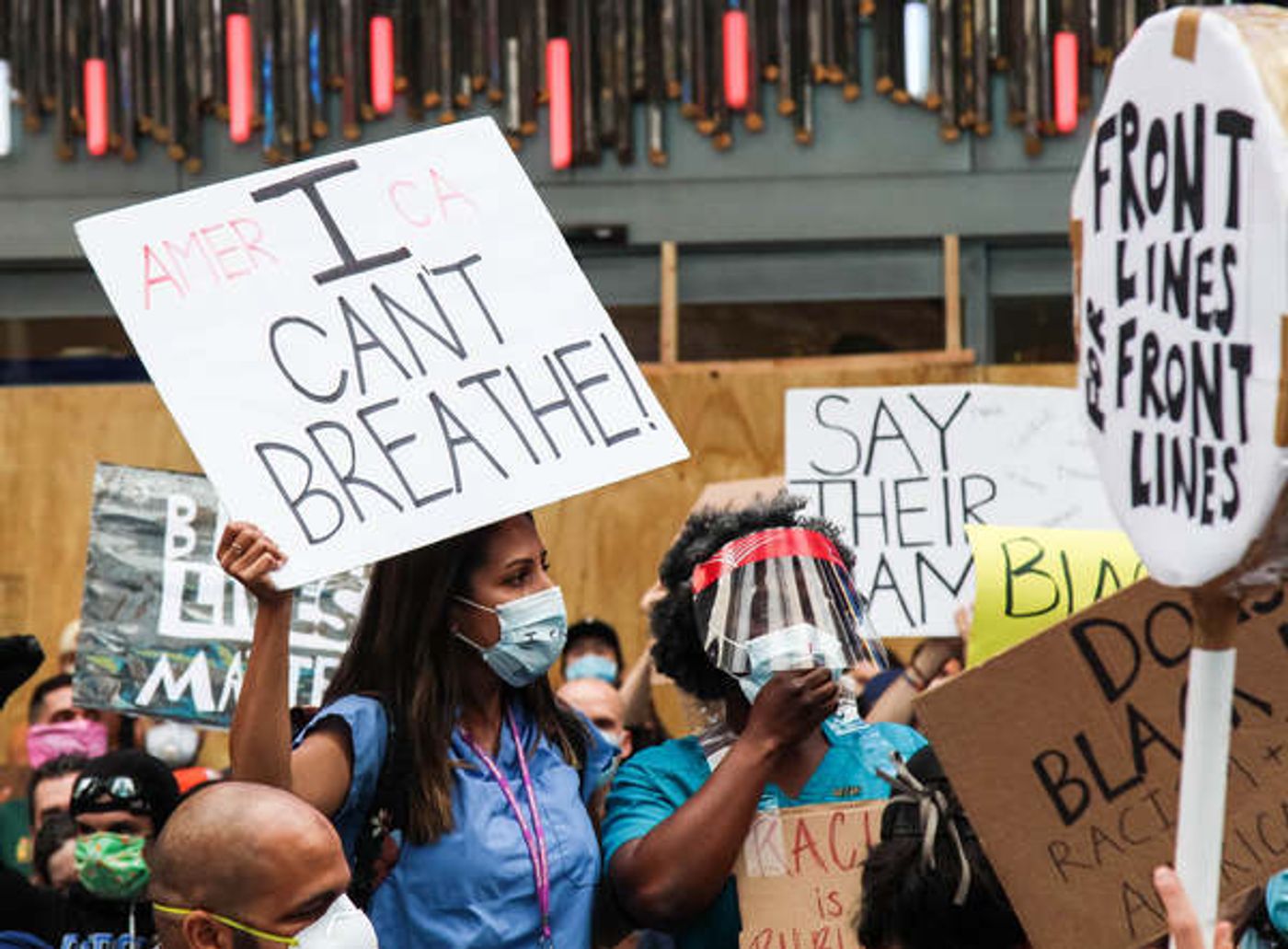 Photo Flash: New Yorkers Take To The Streets For Black Lives Matter Protests  Image