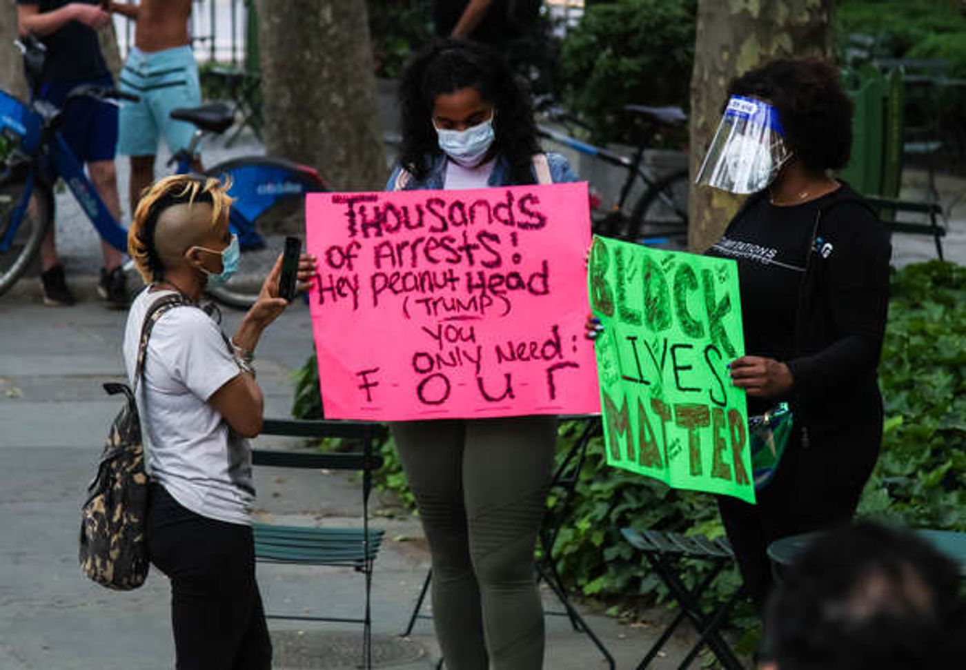 Photo Flash: New Yorkers Take To The Streets For Black Lives Matter Protests  Image