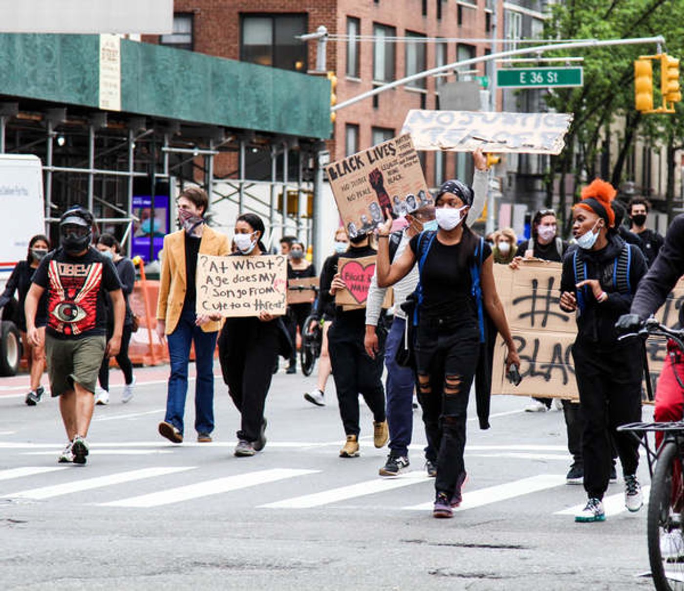 Photo Flash: New Yorkers Take To The Streets For Black Lives Matter Protests  Image