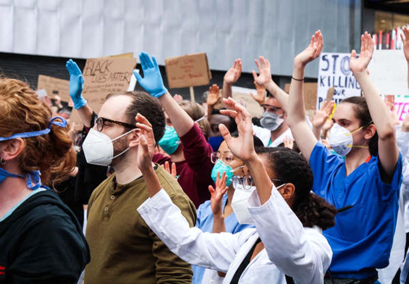 Photo Flash: New Yorkers Take To The Streets For Black Lives Matter Protests  Image