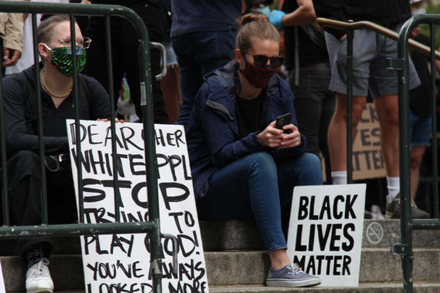 Photo Flash: New Yorkers Take To The Streets For Black Lives Matter Protests  Image