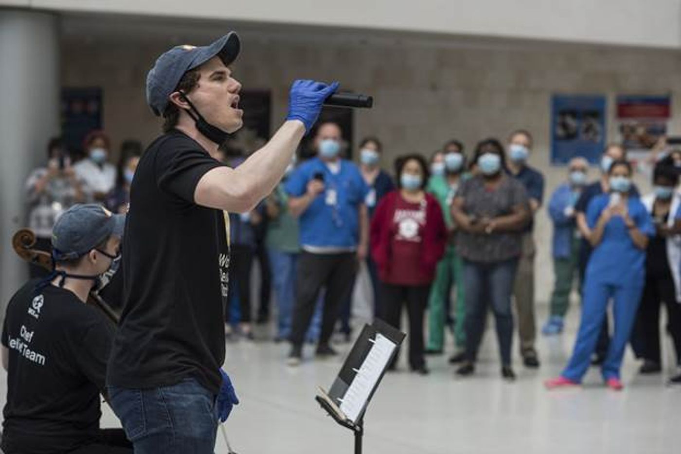 Photo Flash: Jay Armstrong Johnson & Sam Quiggins Perform in Celebration of 1M Meals from World Central Kitchen Photo Flash: Jay Armstrong Johnson & Sam Quiggins Perform in Celebration of 1M Meals from World Central Kitchen Image