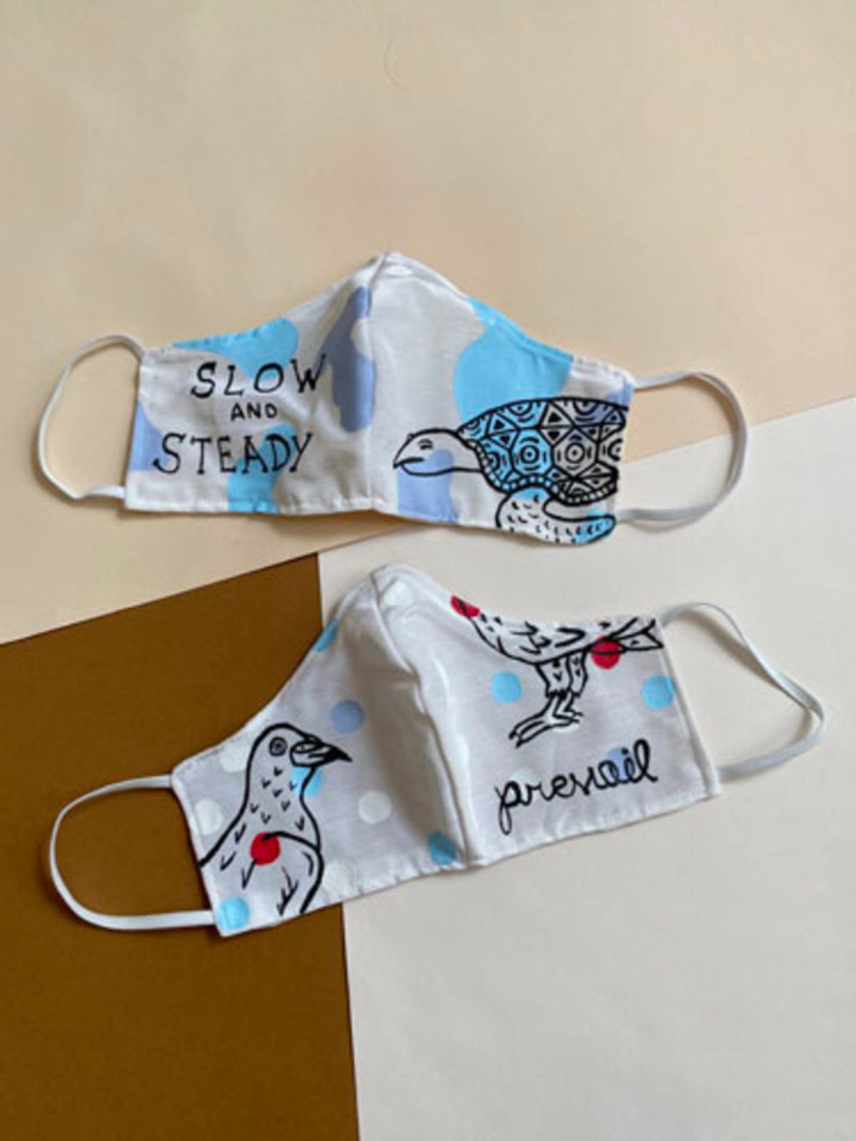 Patchwork, Slow and Steady, Prevail , MasquerAID Mask by Laili Lau Design & Manuare Peñalver at 