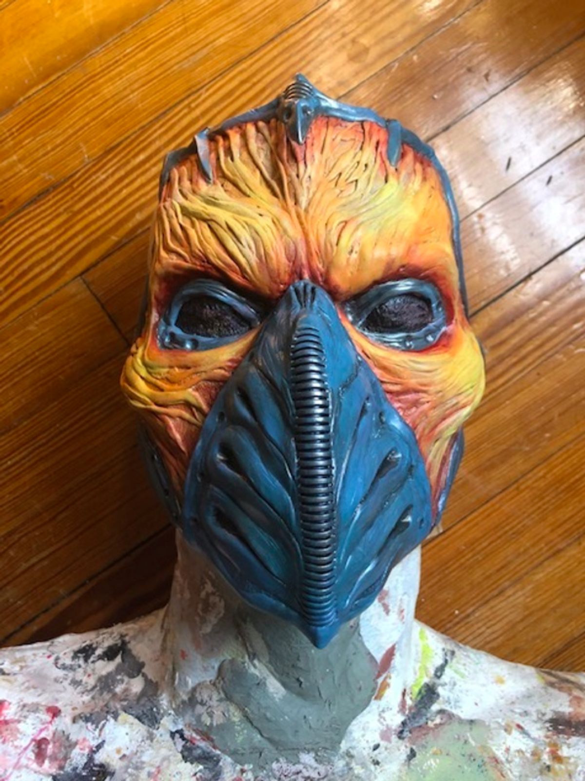 Avian Monster MasquerAID Mask by James Ortiz at 