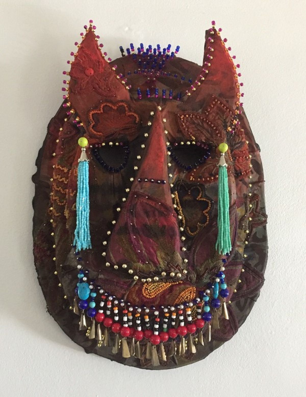 Cherokee-Styled Booger MasquerAID Masks by Elizabeth Wislar at 